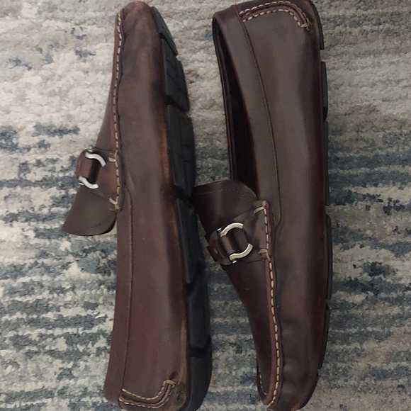 Brown Leather Salvatore Ferragamo Drivers - Picture 2 of 3